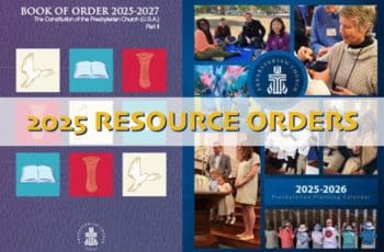 Book of Order & Planning Calendar Orders